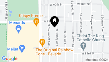 Map of 9136 S Oakley Avenue, Chicago IL, 60643