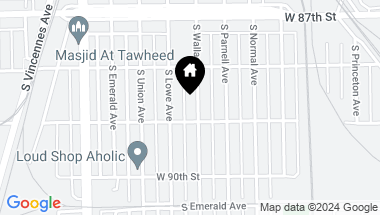 Map of 8842 S Wallace Street, Chicago IL, 60620
