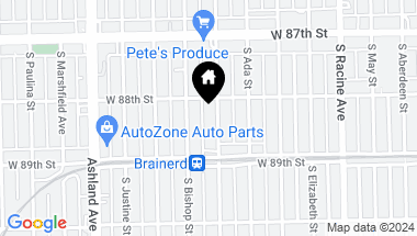 Map of 8816 S Loomis Street, Chicago IL, 60620