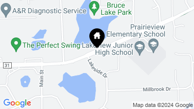Map of 8245 Lakeside Drive, Downers Grove IL, 60516