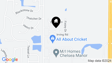 Map of 4154 Irving Road, Aurora IL, 60504