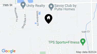 Map of 8027 Savoy Club Court, Burr Ridge IL, 60527
