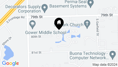 Map of 13 Lake Ridge Club Court, Burr Ridge IL, 60527