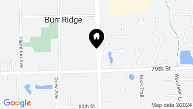 Map of 7820 S County Line Road, Burr Ridge IL, 60527