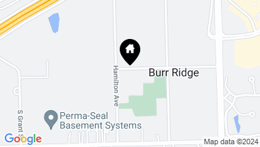 Map of 7703 Hamilton Avenue, Burr Ridge IL, 60527