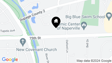 Map of 25W710 75th Street, Naperville IL, 60565
