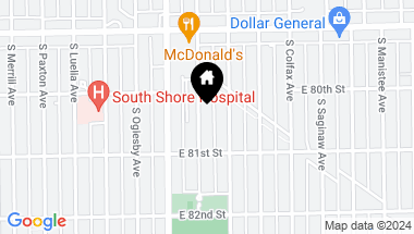 Map of 8025 S Phillips Avenue, Chicago IL, 60617