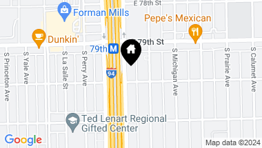 Map of 7951 S State Street, Chicago IL, 60619