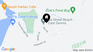 Map of 14 Coles Pond Road, East Dennis MA, 02641