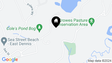 Map of 87 Coles Pond Drive, East Dennis MA, 02641
