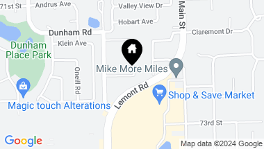 Map of 7129 Matthias Road, Downers Grove IL, 60516