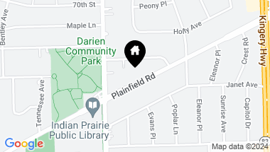 Map of 326 Plainfield Road, Darien IL, 60561
