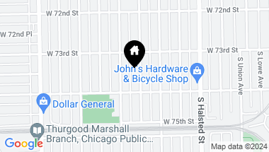 Map of 7334 S SANGAMON Street, Chicago IL, 60621