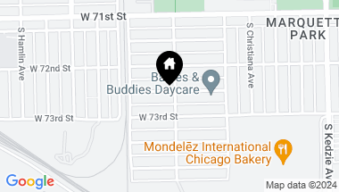 Map of 3517 W 72nd Place, Chicago IL, 60629