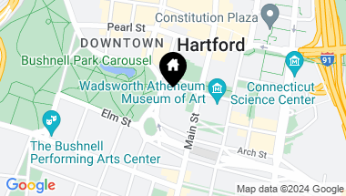 Map of 1 Gold Street 26K, Hartford CT, 06103