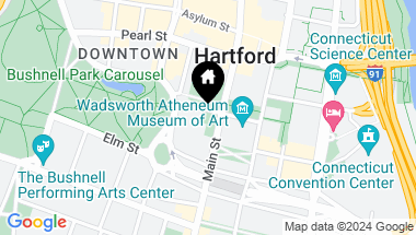 Map of 1 Gold Street S, Hartford CT, 06103