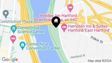 Map of 235 East River Drive 1501, East Hartford CT, 06108
