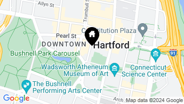 Map of 36 Lewis Street A, Hartford CT, 06103