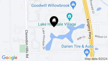 Map of 701 Lake Hinsdale Drive Unit: 509, Willowbrook IL, 60527