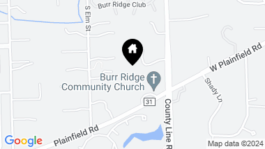 Map of 65 S CABERNET Court, Burr Ridge IL, 60527