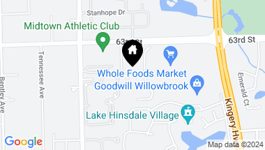 Map of 6340 Americana Drive Unit: 808, Willowbrook IL, 60527
