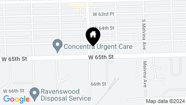 Map of 6451 S Narragansett Avenue Unit: 1C, Chicago IL, 60638