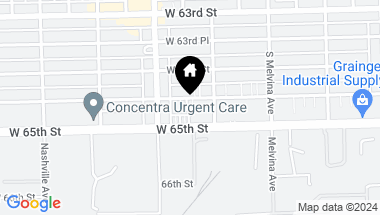 Map of 6323 W 64th Place Unit: 2D, Chicago IL, 60638