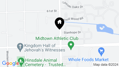 Map of 6200 Clarendon Hills Rd, Willowbrook IL, 60527