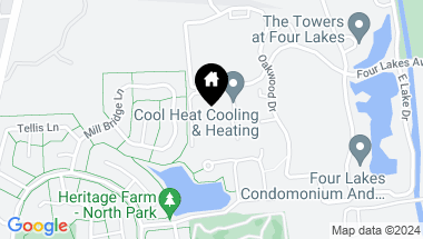 Map of 5906 Greenview Road Unit: 162-A, Lisle IL, 60532