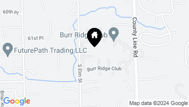 Map of 803 BURR RIDGE CLUB, Burr Ridge IL, 60527