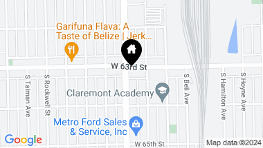 Map of 6301 S WESTERN Avenue, Chicago IL, 60636