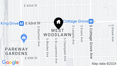 Map of 6337 S Saint Lawrence Avenue, Chicago IL, 60637