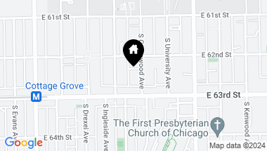 Map of 6228 S Greenwood Avenue, Chicago IL, 60637