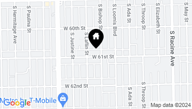 Map of 1458 W 61st Street, Chicago IL, 60636