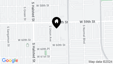 Map of 5934 S Lowe Avenue, Chicago IL, 60621