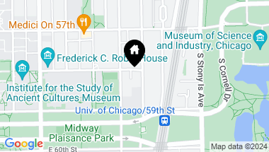 Map of 5806 S Blackstone Avenue, Chicago IL, 60637