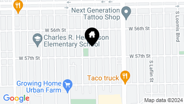 Map of 5650 S Paulina Street, Chicago IL, 60636