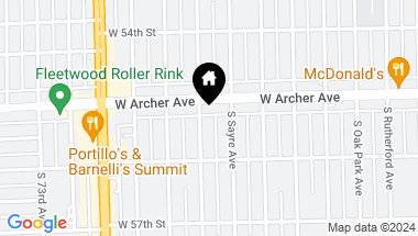 Map of 5515 S NORDICA Avenue, Chicago IL, 60638