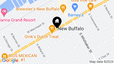 Map of 203 W Buffalo Street, New Buffalo MI, 49117