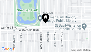 Map of 1158 W GARFIELD Boulevard, Chicago IL, 60609