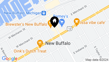 Map of 26 N Whittaker Street, New Buffalo MI, 49117