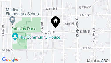 Map of 643 S Lincoln Street, Hinsdale IL, 60521