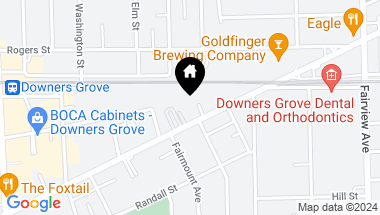 Map of 704 Maple Avenue, Downers Grove IL, 60515