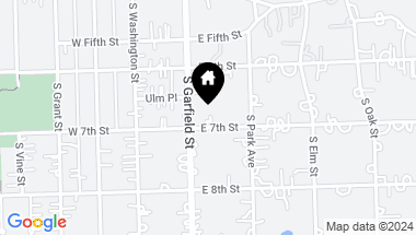 Map of 115 E 7th Street, Hinsdale IL, 60521