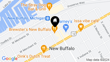 Map of 100 N Whittaker Street, New Buffalo MI, 49117