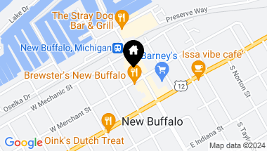Map of 116 N Whittaker Street, New Buffalo MI, 49117