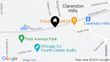Map of 326 Park Avenue Unit: 34, Clarendon Hills IL, 60514
