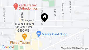 Map of 844 Warren Avenue, Downers Grove IL, 60515