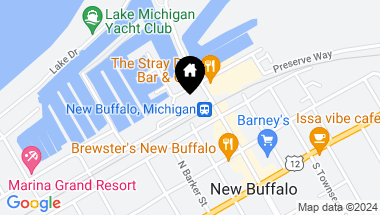 Map of 20 Oselka Drive, New Buffalo MI, 49117
