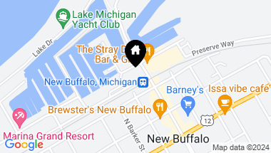 Map of 8 Oselka Drive, New Buffalo MI, 49117